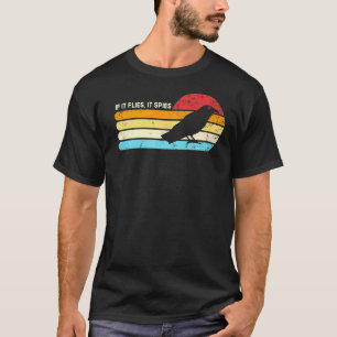 T-shirt S'Il Vole Il Espère Conspiration Théorie Les Oisea