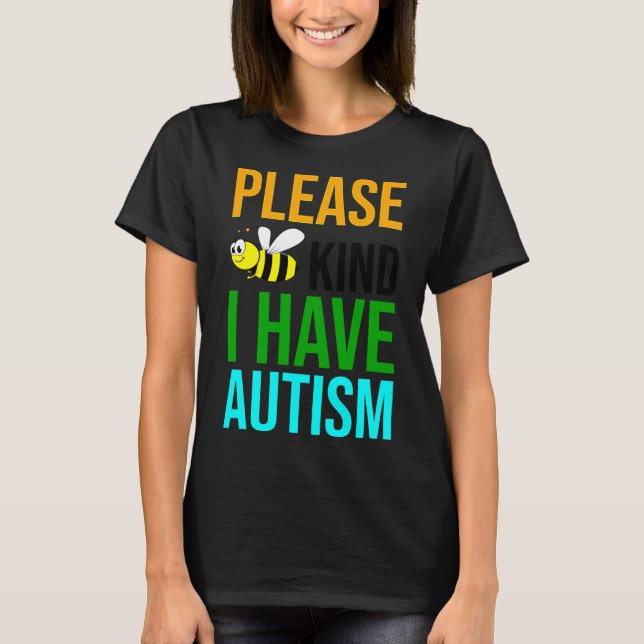 T-shirt S'Il Vous Plaît, Abez-Moi Un Autisme (Devant)