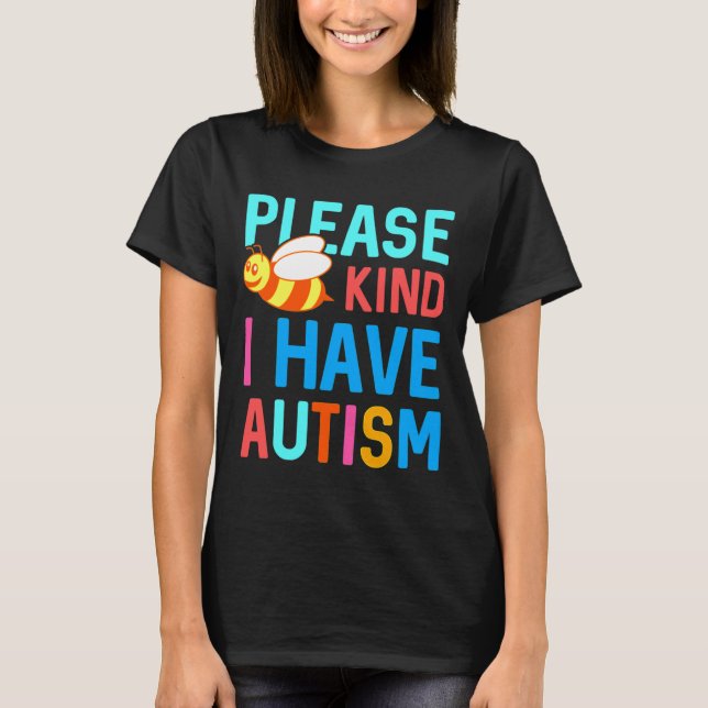 T-shirt S'Il Vous Plaît, Abez-Moi Un Autisme (Devant)