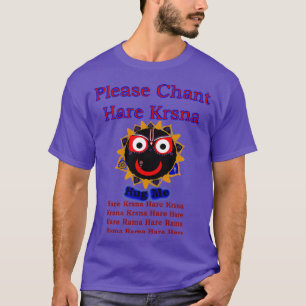 T-shirt S'il vous plaît, chantez Hare Krsna Jagannath Hug
