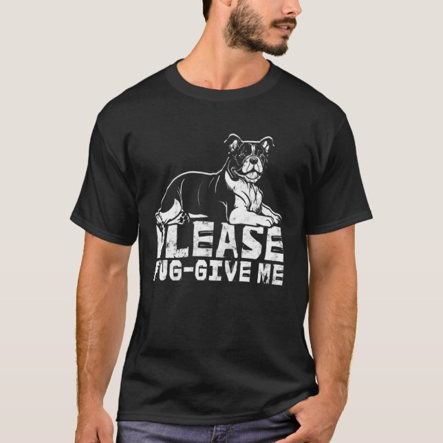 T-shirt S'il vous plaît, donnez-moi un chiot (Devant)
