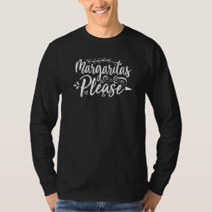 T-shirt S'il vous plaît Margaritas Boire des boissons Marg