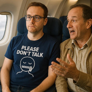 T-shirt S'il vous plaît, ne parlez pas drôlement