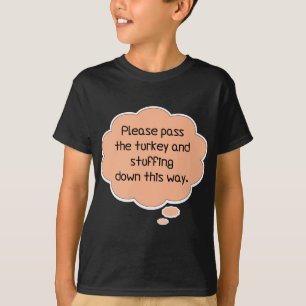 T-shirt S'il vous plaît passez la Turquie et la farce
