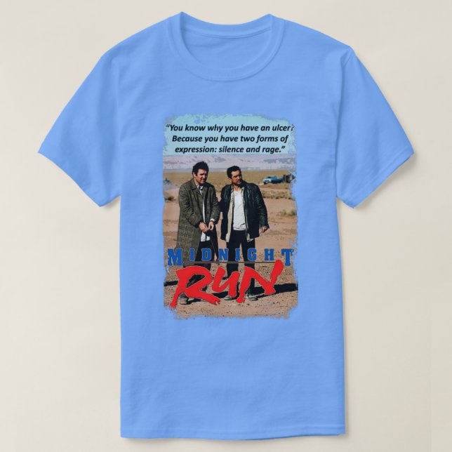 T-shirt Silence et rage de Midnight Run (Design devant)