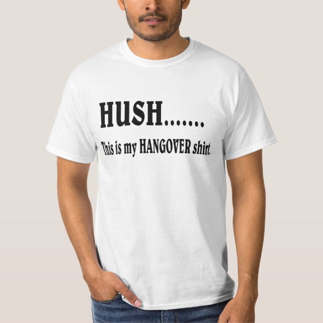 T-shirt Silence, ma chemise de gueule de bois (Devant)