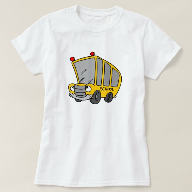 T-shirt Silencieux bus scolaire (Design devant)