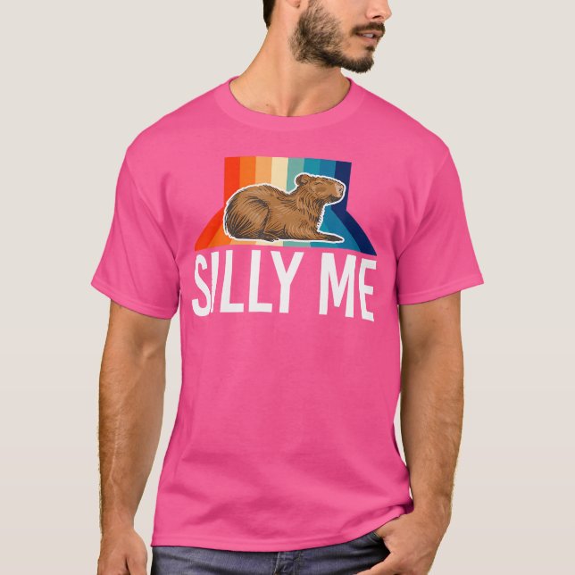 T-shirt Silencieux Moi Funny Capybara (Devant)