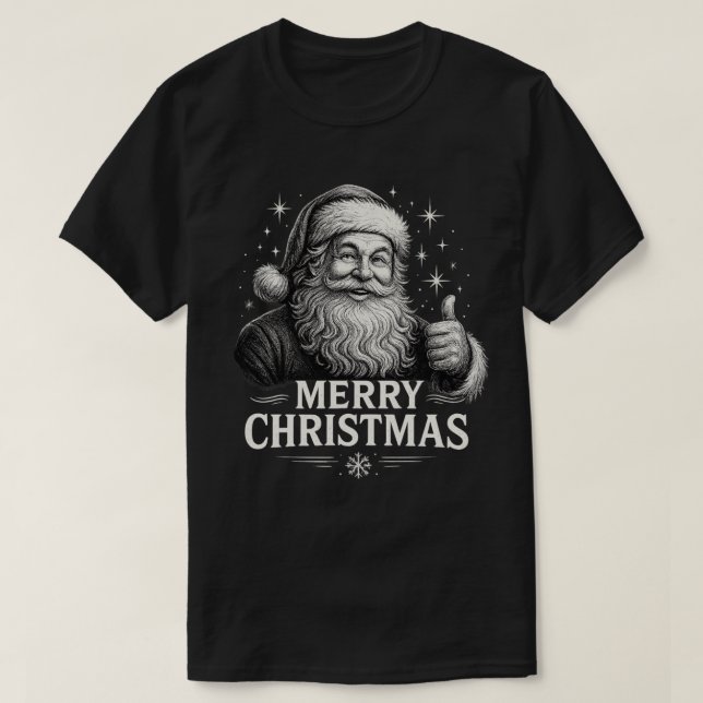 T-shirt Silent Cabin — Christmas in Stillness (Design devant)