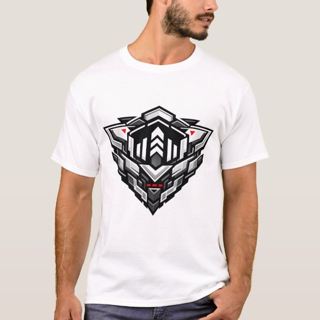 T-shirt Silent Grid | Mecha Signal Vanguard (Devant)