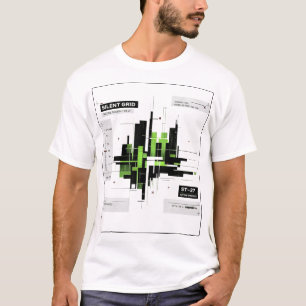 T-shirt Silent Grid Tactical Minimal Tech Grid Streetwea