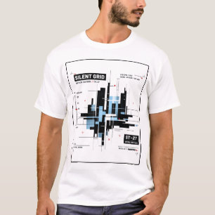 T-shirt Silent Grid Tactical Minimal Tech Grid Streetwea