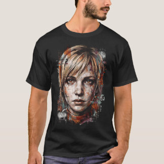 T-shirt Silent Hill 3 Heather Mason Gilet en Denim Papillo