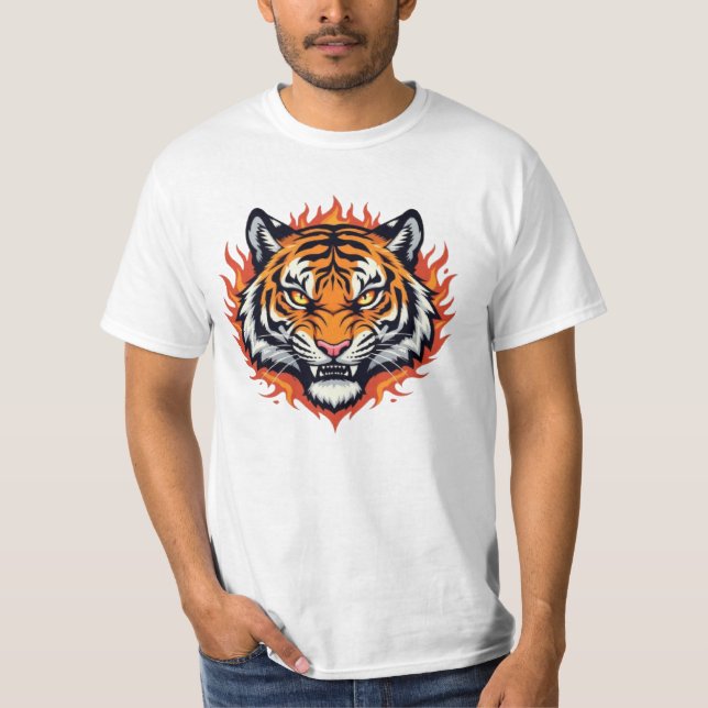 T-shirt Silent Tiger – Precision and Power (Devant)