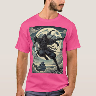 T-shirt Silent Warrior: Ninja Under the Moon
