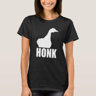 T-shirt Silhouette animal de l'oie de canard de miel