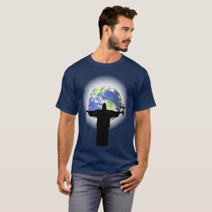 T-shirt Silhouette avec croix