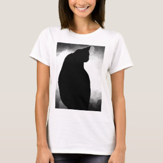 T-shirt Silhouette Chat Noir