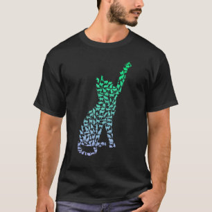 T-shirt Silhouette Chats pour Garçons Amateur de C