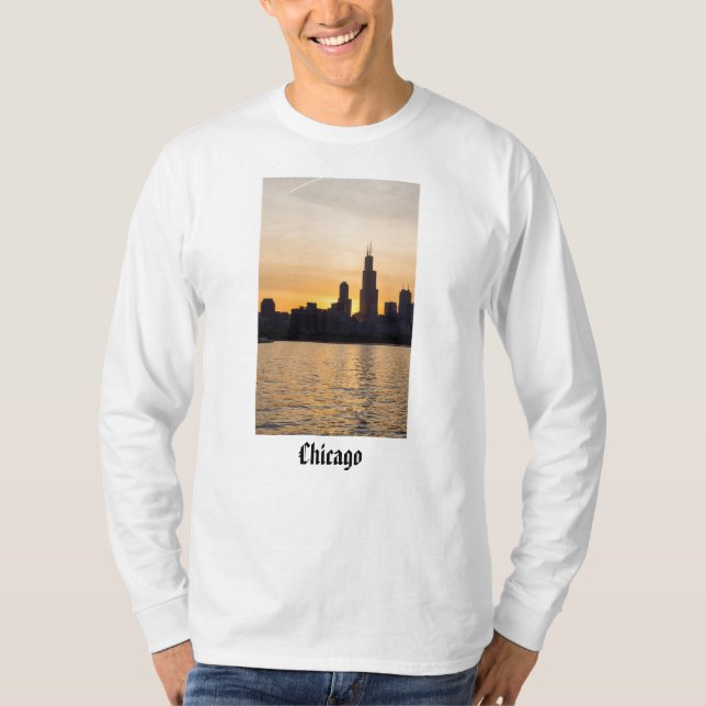 T-shirt Silhouette couché de soleil Willis (Devant)