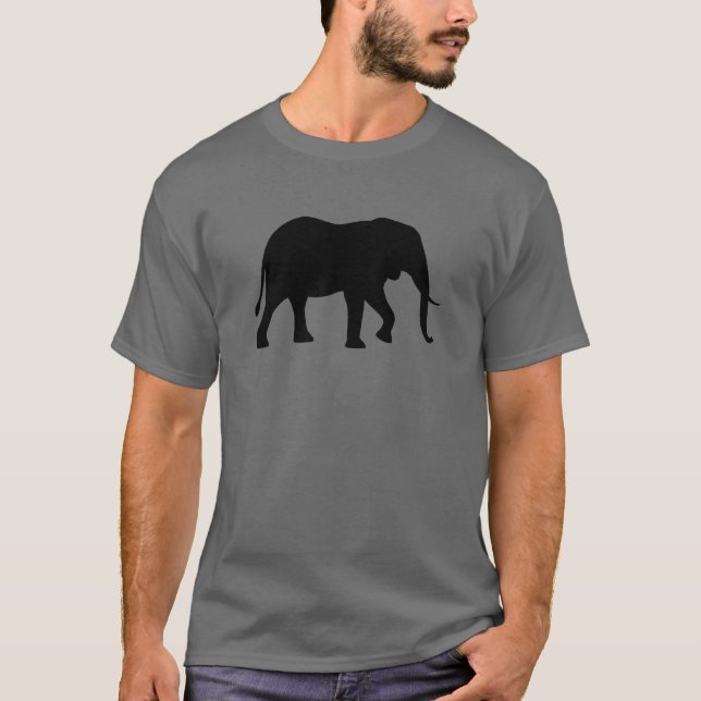 T-shirt Silhouette d'Afrique (Devant)