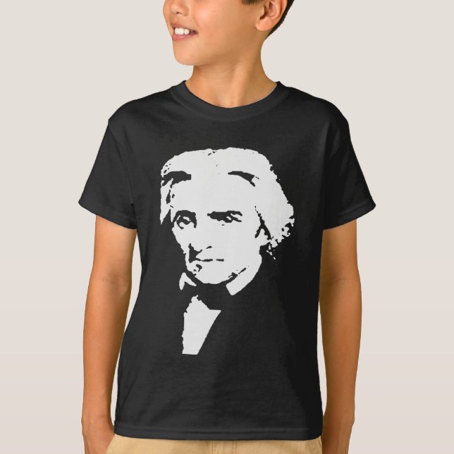T-shirt Silhouette d'Andrew Jackson (Devant)