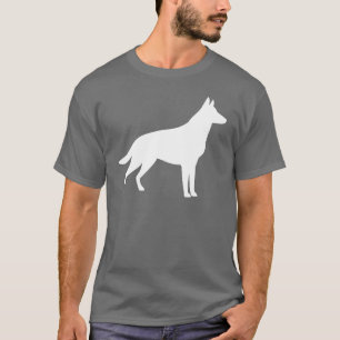 T-shirt Silhouette de berger allemand