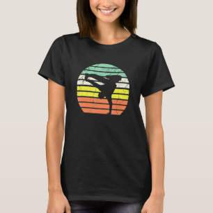 T-shirt Silhouette de Breakdance Breakdance Vintage Rétro