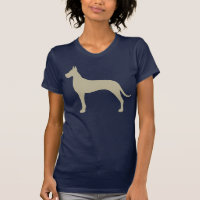 Silhouette de chien de great dane