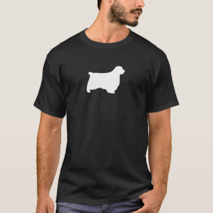 T-shirt Silhouette de Clumber Spaniel