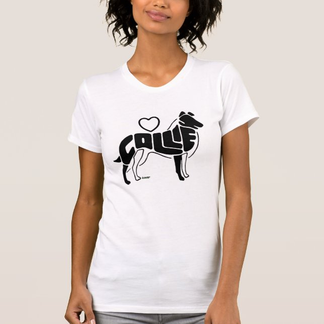 T-SHIRT SILHOUETTE DE COLLEYS (Devant)