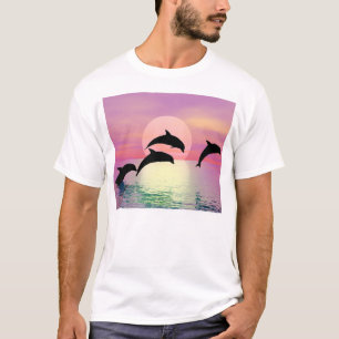 T-shirt Silhouette de dauphin
