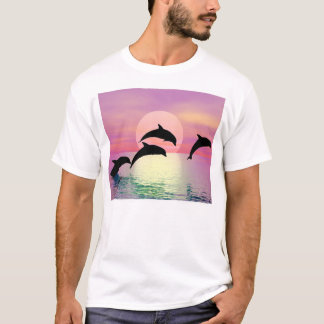 T-shirt Silhouette de dauphin