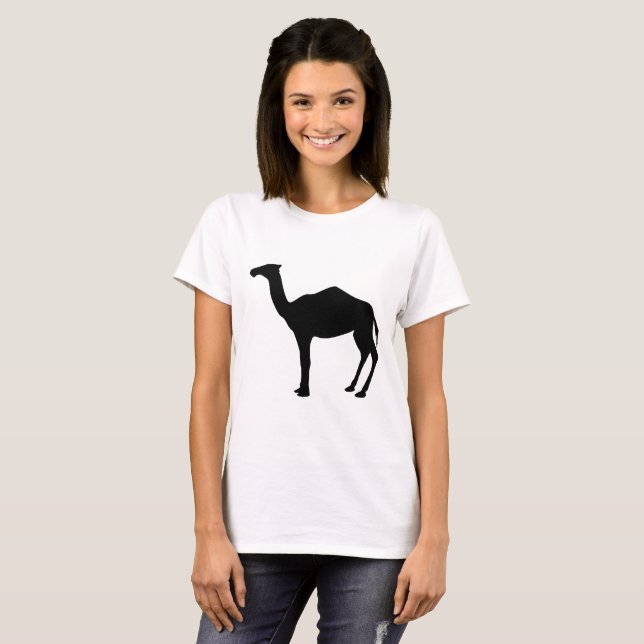T-shirt Silhouette de dromadaire (Devant entier)