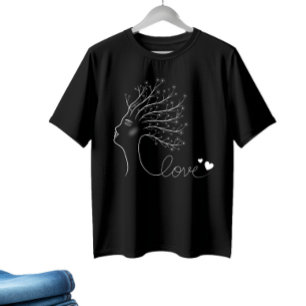 T-shirt Silhouette de femme
