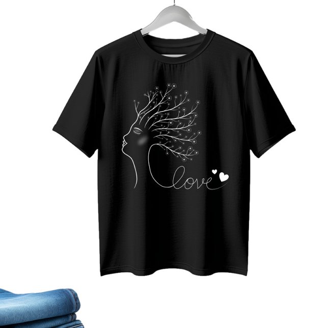 T-shirt Silhouette de femme (Créateur téléchargé)