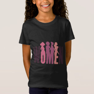 T-Shirt Silhouette de Femmes Fortes