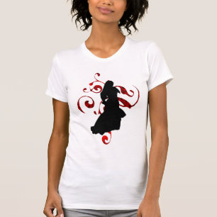 T-shirt Silhouette de flamenco