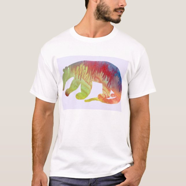 T-shirt Silhouette de fourmilier (Devant)
