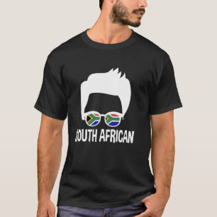 T-shirt Silhouette de garçon sud-africain Porte fièrement