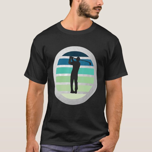 T-shirt Silhouette de Golfer (Devant)