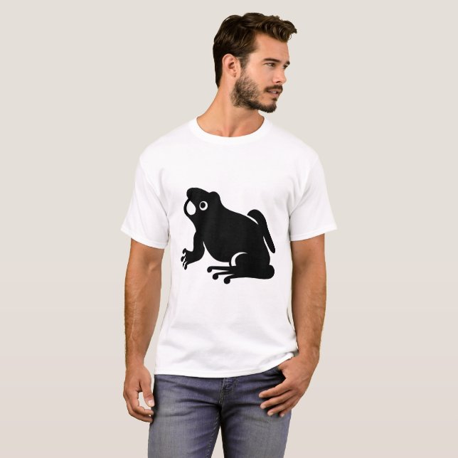 T-shirt Silhouette de grenouille (Devant entier)