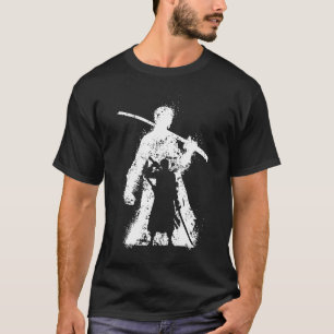 T-shirt Silhouette de Guerrier avec l'Art de l'Épée