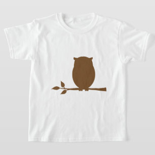 T-shirt Silhouette de hibou
