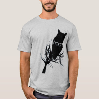 T-shirt Silhouette de hibou de Msterious