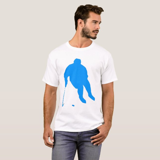 T-shirt Silhouette de hockey (Devant entier)