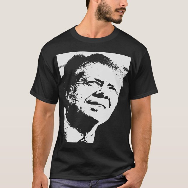 T-shirt Silhouette de Jimmy Carter (Devant)