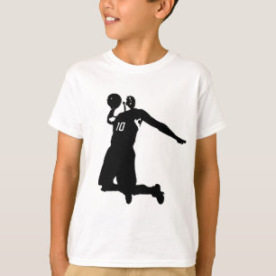 T-shirt Silhouette de joueur de basket
