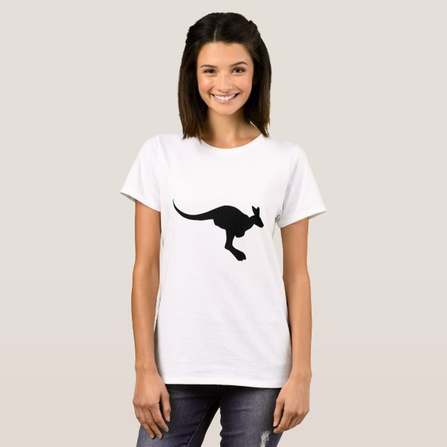 T-shirt Silhouette de kangourou (Devant entier)