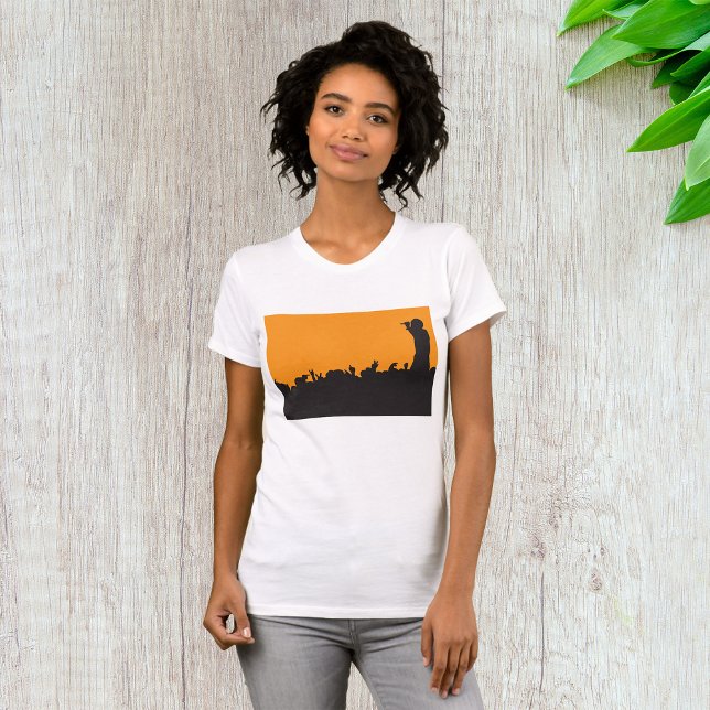T-shirt Silhouette de la foule d'un concert de rock Festiv (Créateur téléchargé)